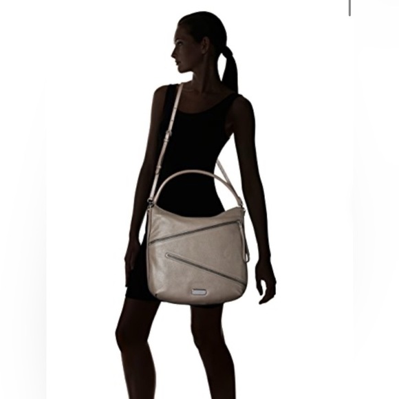 Marc by Marc Jacobs Serpentine Dark Gray Goat Leather Hobo Shoulder Bag - Picture 1 of 16